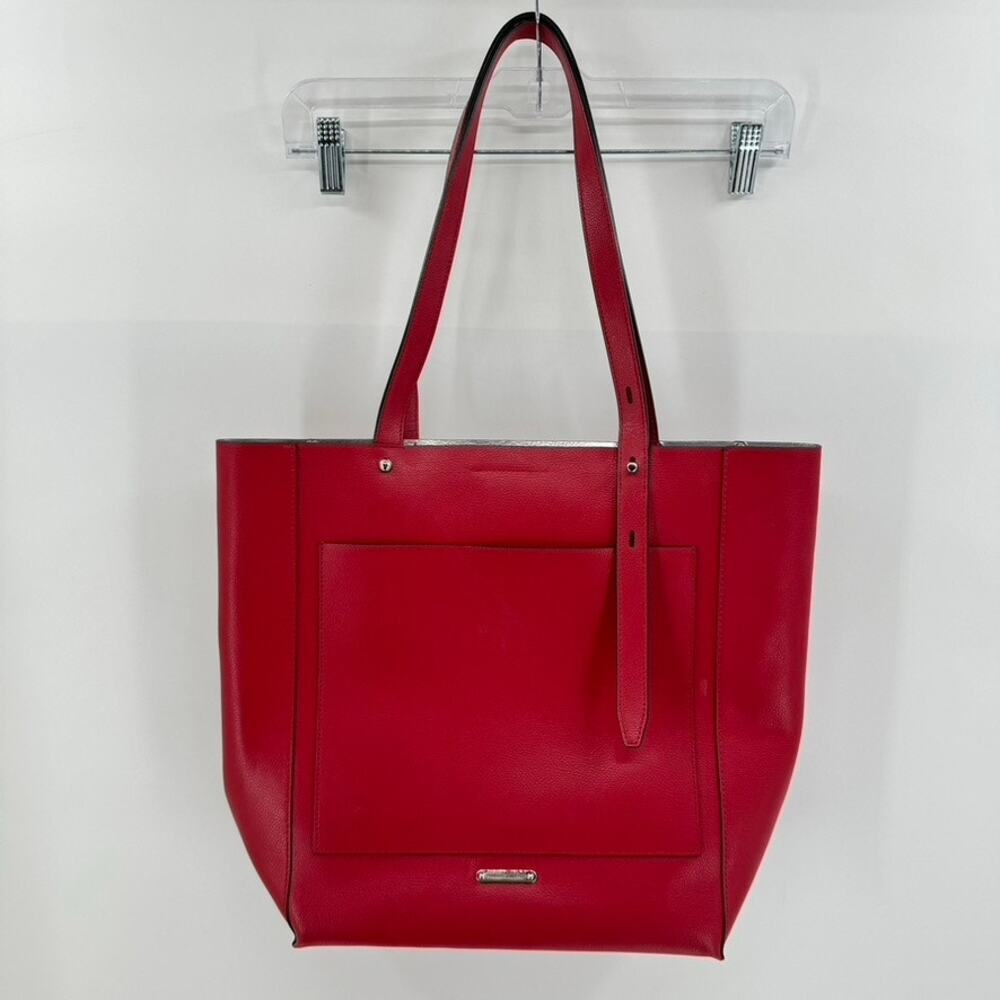Rebecca Minkoff Red Leather Large Tote Bag